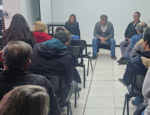 Visita de las autoridades de la Facultad de Ciencias Exactas y Naturales