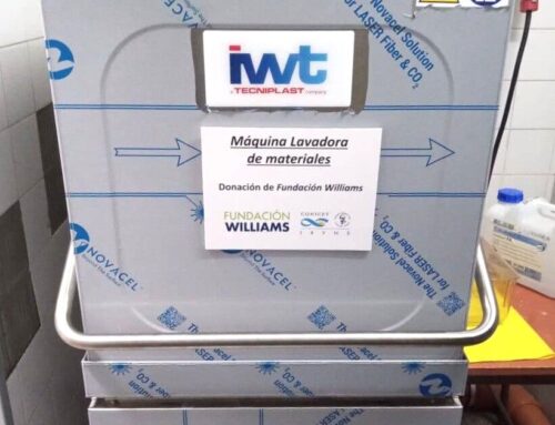 Donación para la adquisición de Lavadora Automática de Materiales – Fundación Williams
