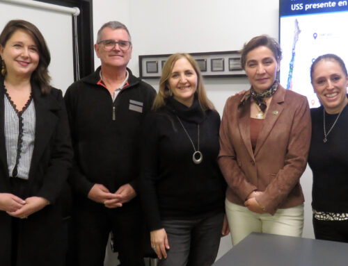 Visita de autoridades de la Universidad San Sebastián de Chile